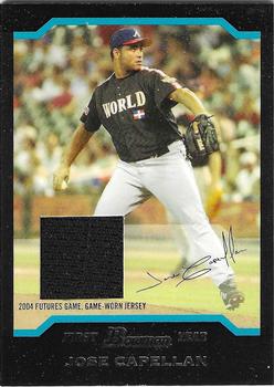 2004 Bowman Draft Picks & Prospects - Futures Game Jersey Relics #BDP146 Jose Capellan Front