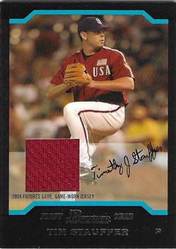 2004 Bowman Draft Picks & Prospects - Futures Game Jersey Relics #BDP160 Tim Stauffer Front