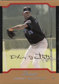 2004 Bowman Draft Picks & Prospects - Gold #BDP18 Denny Bautista Front