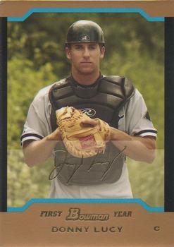2004 Bowman Draft Picks & Prospects - Gold #BDP59 Donny Lucy Front