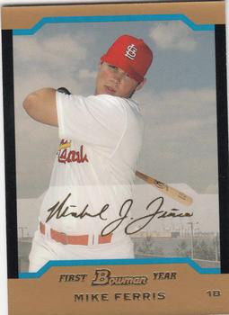 2004 Bowman Draft Picks & Prospects - Gold #BDP60 Mike Ferris Front