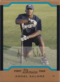 2004 Bowman Draft Picks & Prospects - Gold #BDP86 Angel Salome Front