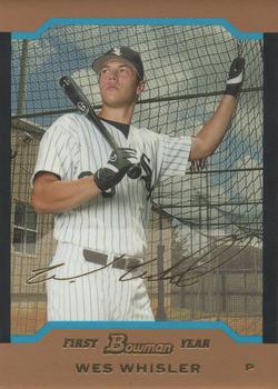 2004 Bowman Draft Picks & Prospects - Gold #BDP92 Wes Whisler Front