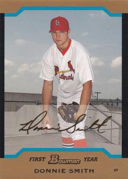 2004 Bowman Draft Picks & Prospects - Gold #BDP94 Donnie Smith Front