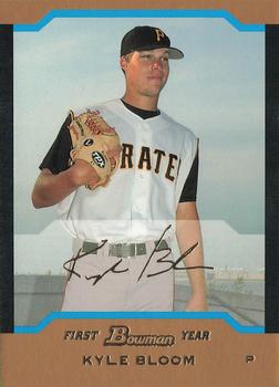 2004 Bowman Draft Picks & Prospects - Gold #BDP112 Kyle Bloom Front