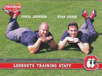 2017 Grandstand Chattanooga Lookouts #NNO Chris Johnson / Ryan Grose Front