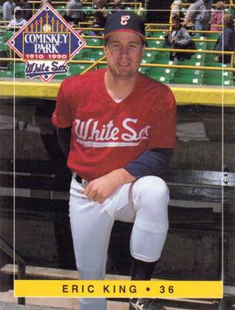 1990 Coca-Cola Chicago White Sox #NNO Eric King Front