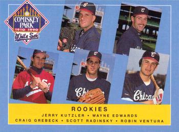 1990 Coca-Cola Chicago White Sox #NNO Rookies (Jerry Kutzler / Wayne Edwards / Craig Grebeck / Scott Radinsky / Robin Ventura) Front