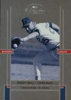 2005 Donruss Classics - Texas Rangers Hall of Fame #NNO Buddy Bell Front