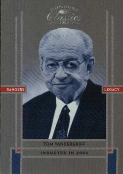 2005 Donruss Classics - Texas Rangers Hall of Fame #NNO Tom Vandergriff Front