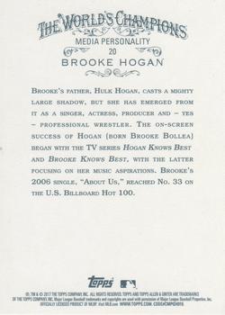 2017 Topps Allen & Ginter X #20 Brooke Hogan Back