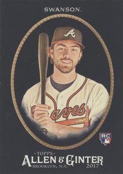 2017 Topps Allen & Ginter X #40 Dansby Swanson Front