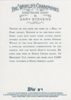 2017 Topps Allen & Ginter X #59 Gary Stevens Back