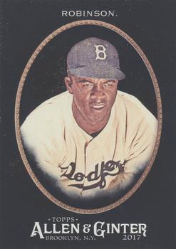 2017 Topps Allen & Ginter X #152 Jackie Robinson Front
