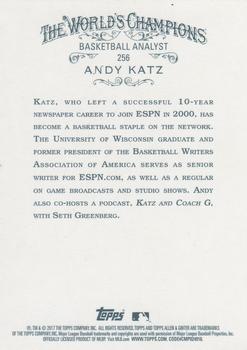 2017 Topps Allen & Ginter X #256 Andy Katz Back