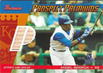 2004 Bowman Draft Picks & Prospects - Prospect Premiums Relics #PP-AB Angel Berroa Front