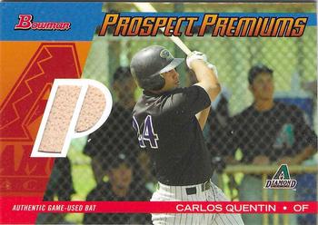 2004 Bowman Draft Picks & Prospects - Prospect Premiums Relics #PP-CQ Carlos Quentin Front