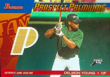 2004 Bowman Draft Picks & Prospects - Prospect Premiums Relics #PP-DY Delmon Young Front