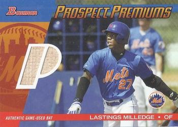 2004 Bowman Draft Picks & Prospects - Prospect Premiums Relics #PP-LM Lastings Milledge Front