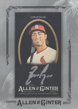 2017 Topps Allen & Ginter X - Framed Mini Baseball Autographs #MA-RGR Randal Grichuk Front