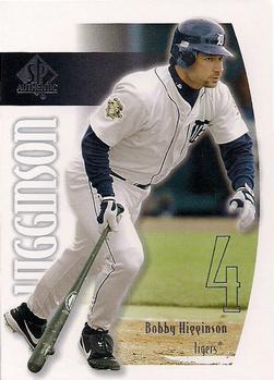 2002 SP Authentic #29 Bobby Higginson Front