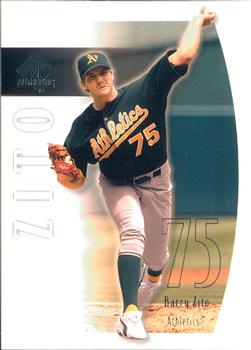 2002 SP Authentic #3 Barry Zito Front