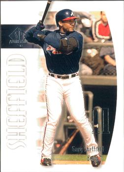 2002 SP Authentic #49 Gary Sheffield Front
