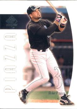 2002 SP Authentic #77 Mike Piazza Front