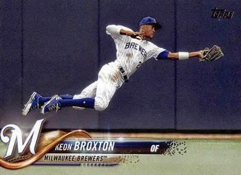 2018 Topps #61 Keon Broxton Front