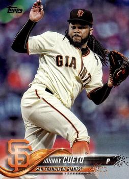 2018 Topps #70 Johnny Cueto Front