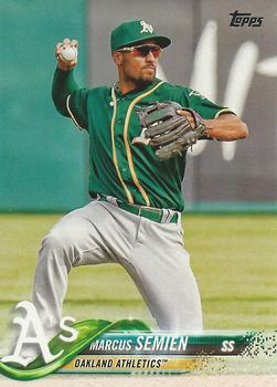2018 Topps #198 Marcus Semien Front