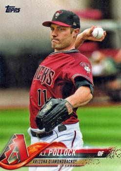 2018 Topps #216 A.J. Pollock Front