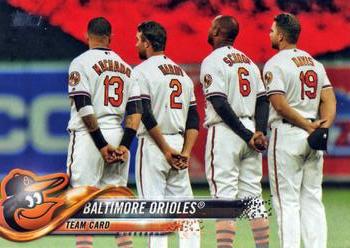 2018 Topps #292 Baltimore Orioles Front