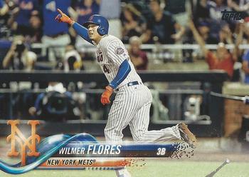 2018 Topps #344 Wilmer Flores Front