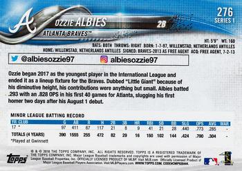 2018 Topps #276 Ozzie Albies Back