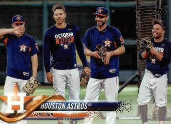 2018 Topps #423 Houston Astros Front