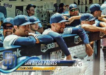 2018 Topps #465 San Diego Padres Front