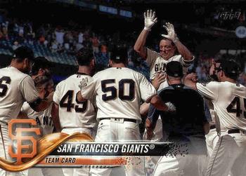 2018 Topps #536 San Francisco Giants Front