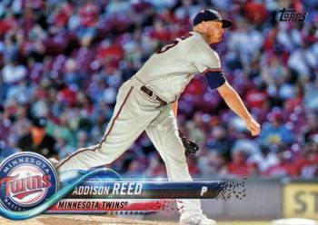 2018 Topps #595 Addison Reed Front