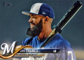 2018 Topps #615 Eric Thames Front