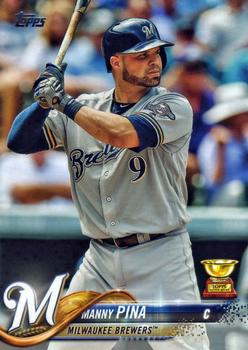 2018 Topps #637 Manny Pina Front