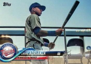2018 Topps #681 Ehire Adrianza Front