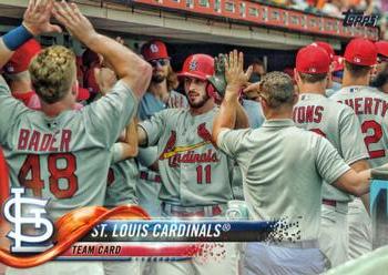 2018 Topps #690 St. Louis Cardinals Front