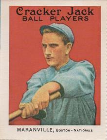 1977 Dover Publications Classic Baseball Cards Reprints #136 Rabbit Maranville Front
