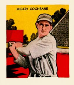 1977 Dover Publications Classic Baseball Cards Reprints #NNO Mickey Cochrane Front