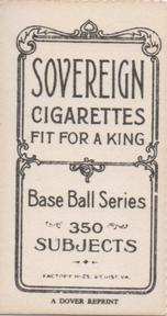 1977 Dover Publications Classic Baseball Cards Reprints #NNO John McGraw Back