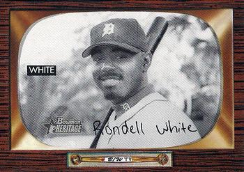 2004 Bowman Heritage - Black and White #191 Rondell White Front