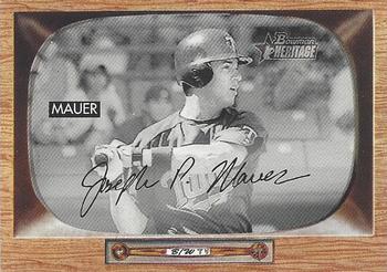 2004 Bowman Heritage - Black and White #13 Joe Mauer Front