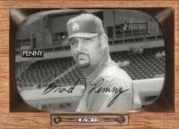 2004 Bowman Heritage - Black and White #22 Brad Penny Front