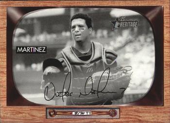 2004 Bowman Heritage - Black and White #40 Victor Martinez Front